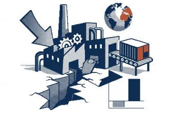 Graphique de la croissance française 2026 : contributions du PIB par secteur