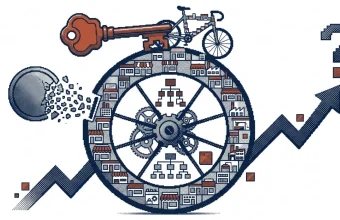 Peloton de l'équipe Ma Petite Entreprise avec logos des PME partenaires