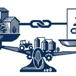 Logo et personnels de la fusion Euralis Maïsadour en Sud‑Ouest