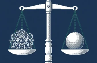 chercheur utilisant IA mathématique avancée pour résoudre des équations complexes