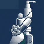 Rayon de pharmacie dense illustrant le marché compléments alimentaires en France