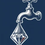 Logo Eurazeo et illustration réseaux d'eau : acquisition de Miya Water