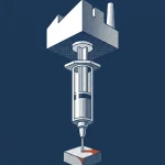 Chantier de la future unité de production d’insuline de Sanofi à Francfort